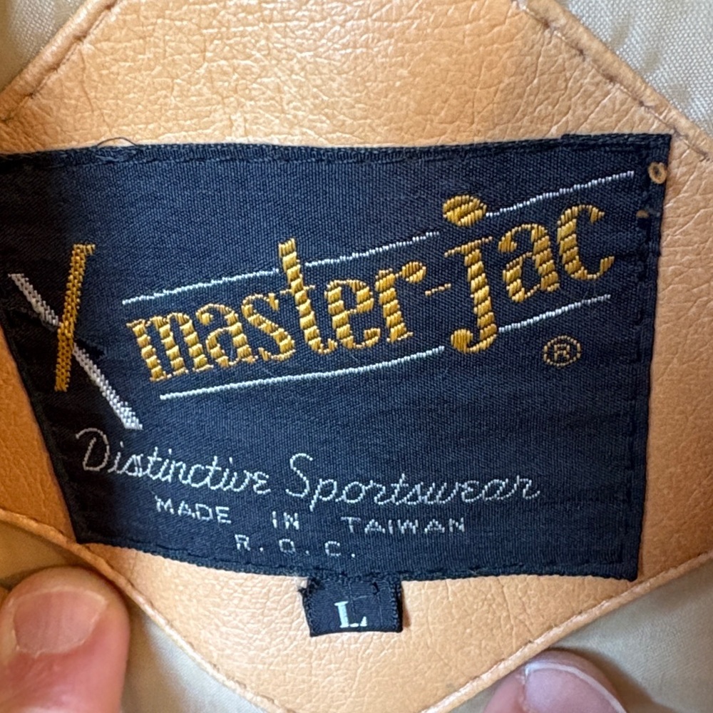 Vintage X Master-jac Tan‎ Men’s Jacket - Picture 2 of 9
